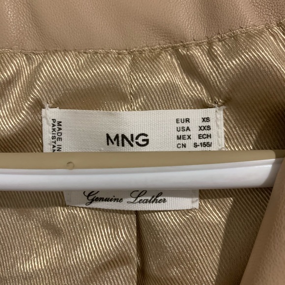 Mango 💯 sheep leather jacket - Picture 6 of 10